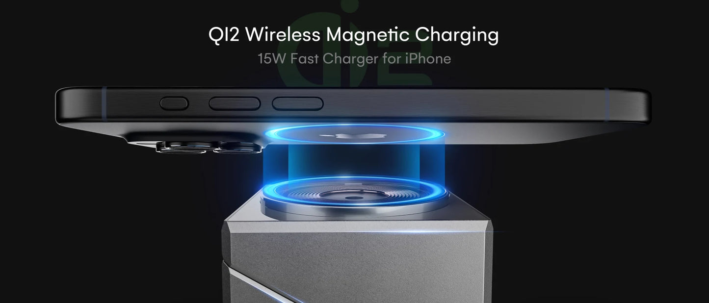 CyberCube 3in1 Wireless Charging Station